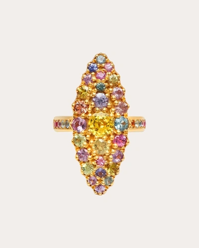 Colette Jewelry Women's Jeanne D'arc Marquise Cluster Ring In Gold