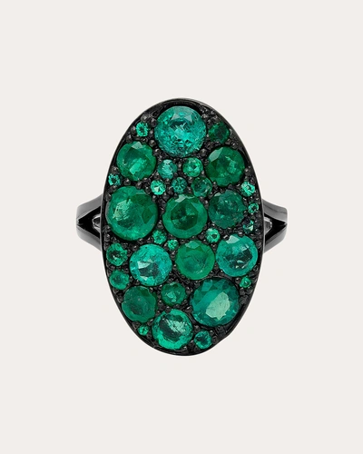 Colette Jewelry Women's Guillaume Cluster Ring In Green