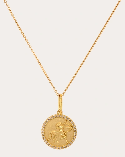 Colette Jewelry Women's Sagittarius Pendant Necklace In Gold