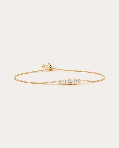 Natori Women's Hexagonal Diamond Journey Bracelet In Gold