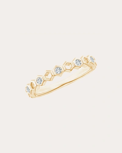 Natori Women's Alternate Hexagonal Diamond Band In Gold