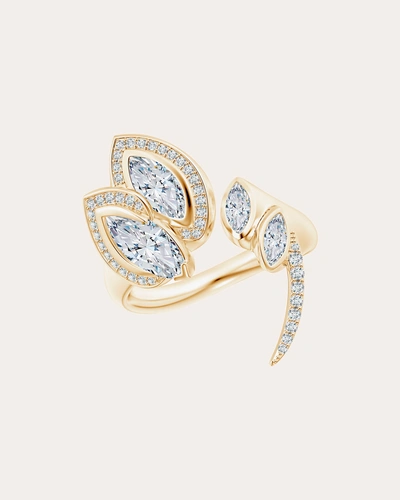 Natori Women's Marquise Diamond Sumi Stroke Ring In Gold