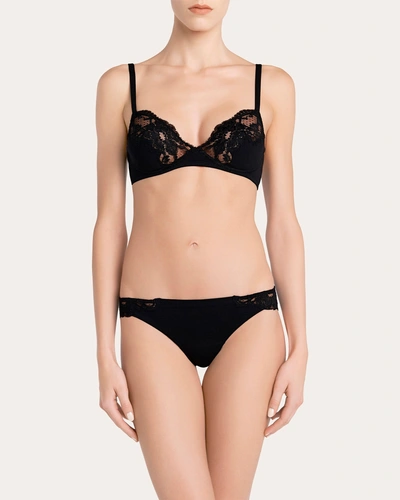 La Perla Women's Souplè Wire-free Lace Bra In Black