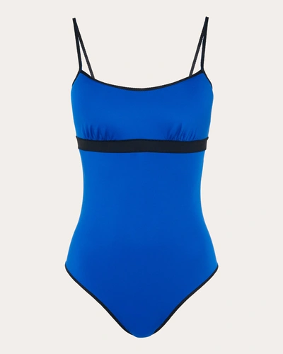 La Perla Women's Active Beach Color Block One Piece In Blue