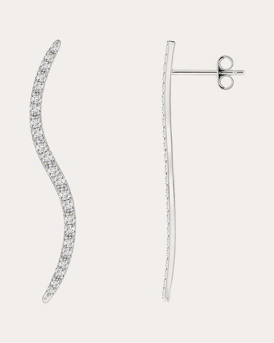 Natori Women's Shangri-la 14k Gold Diamond Earrings In Silver