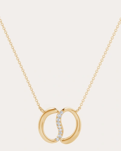 Natori Women's Yin-yang Diamond Shangri-la Necklace In Gold