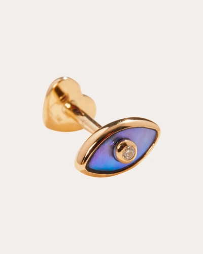 Pamela Love Women's Single Eye Diamond Stud Earring In Gold