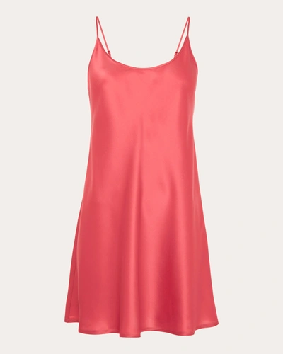 La Perla Women's Short Silk Nightgown In Pink