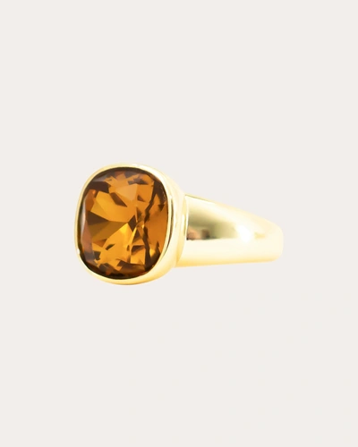 Short & Suite Women's Candy 14k Gold-plated Swarovski Crystal Ring In Neutrals