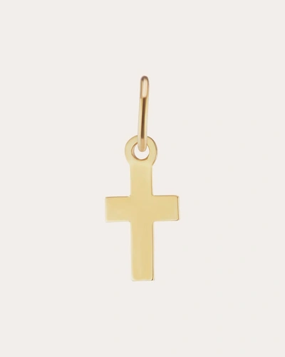 The Gild Women's Petite Cross Charm In Gold