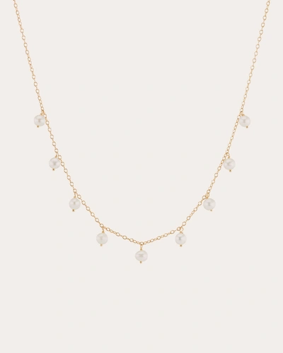 The Gild Women's Multi Pearl Station Necklace In Gold