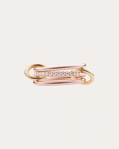 Spinelli Kilcollin Women's Sonny Gold Stack Ring In Pink