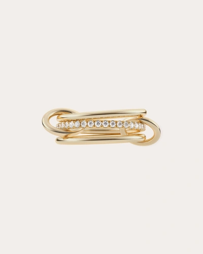 Spinelli Kilcollin Women's Sonny 18k Gold Diamond Linked Rings