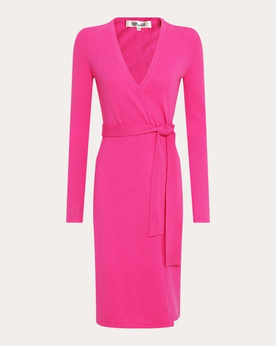 Diane Von Furstenberg Women's Linda Wrap Dress In Pink