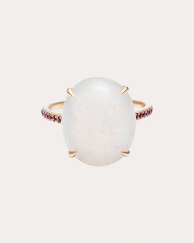 Yi Collection Women's Jade & Ruby Globe Ring In Gold