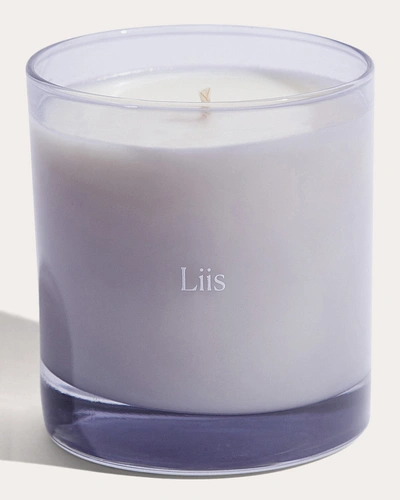 Liis Snow On Fire Scented Candle 8oz In White