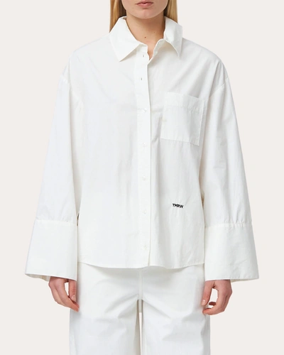 Tomorrow Women's Jane Crisp Menswear Shirt In White