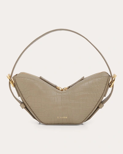 S.joon S. Joon Women's Mini Tulip Baguette Bag In Neutrals