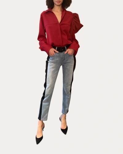 Hellessy Women's Liam Bustle Shirt In Red