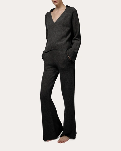 Santicler Women's Lauren Cashmere Raglan Sweater In Grey