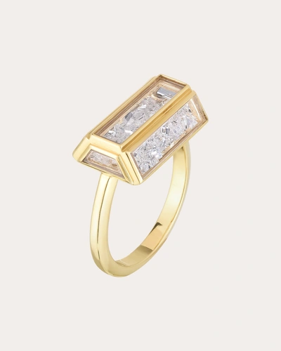 Moritz Glik Women's Baú 18k Gold Crystal And Diamond Shaker Ring