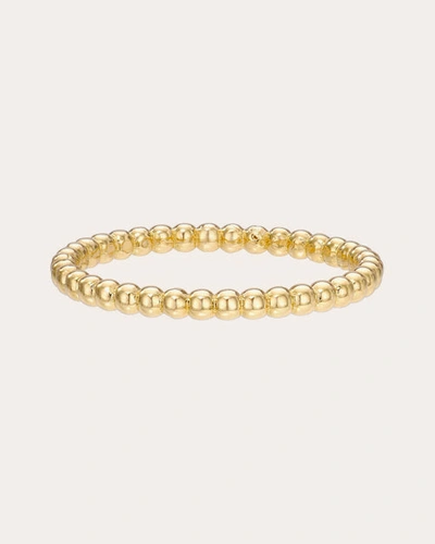 Zoe Lev Women's Gold Beaded Band