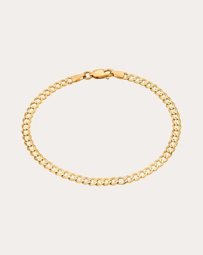 Zoe Lev Women's Cuban Link Anklet In Gold