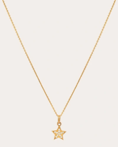 Zoe Lev Women's Diamond Moon Pendant Necklace In Gold