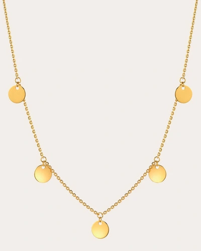 Zoe Lev Women's 14k Gold Disc Necklace