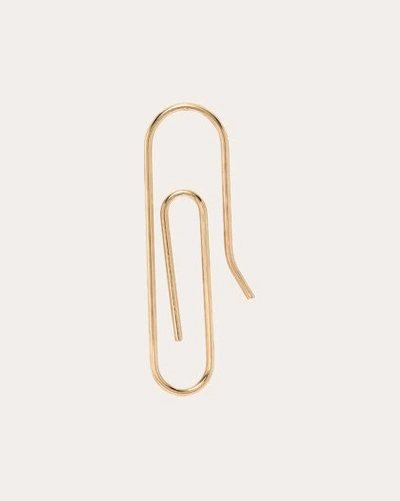 Zoe Lev Women's Paper Clip 14k Gold Single Earring