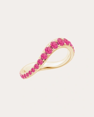 Natori Women's Shangri-la 14k Gold Pink Sapphire Ring