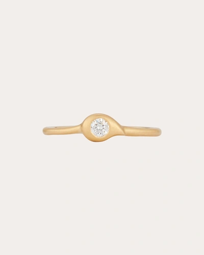 Carelle Women's Diamond Brushstroke Ring In Gold