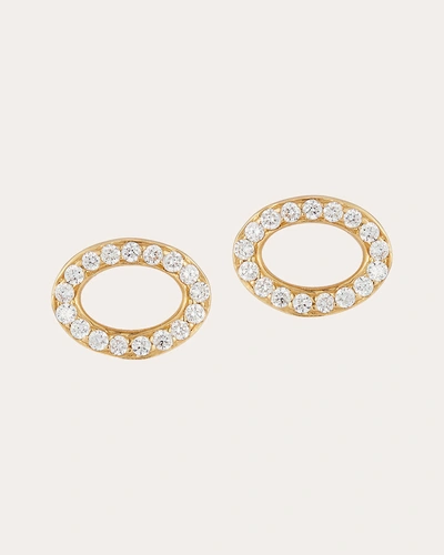 Carelle Women's Diamond Spiralli Stud Earrings In Gold