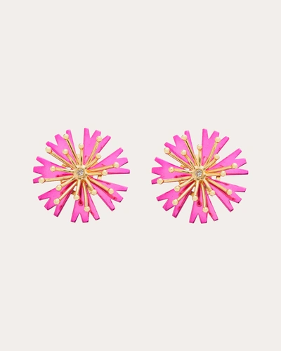 Carol Kauffmann Women's Mini Summer Reggia Earrings In Pink