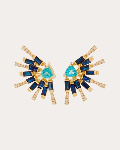 Carol Kauffmann Women's Sunshine Earrings In Blue