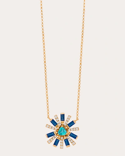 Carol Kauffmann Women's Sunshine Necklace In Blue