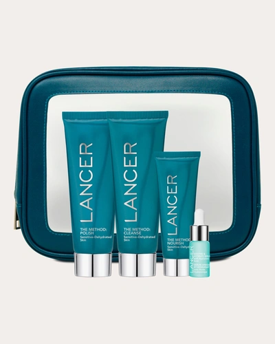 Lancer Women's The Method Intro Kit Sensitive-dehydrated Skin In Blue