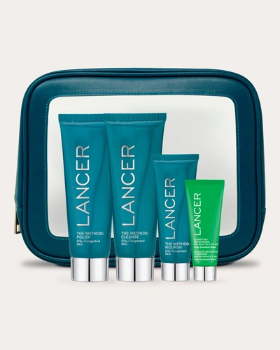 Lancer Women's The Method Intro Kit Oily-congested Skin In Blue