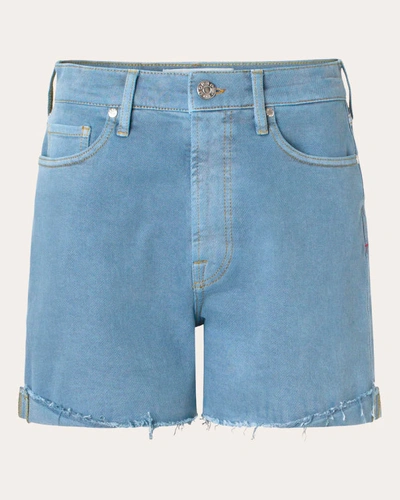 Tomorrow Women's Brown Denim Shorts In Blue