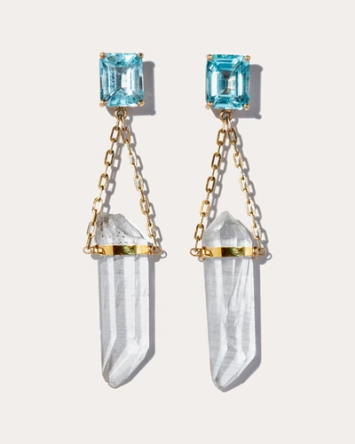 Jia Jia Women's Topaz Crystal Quartz Chandelier Earrings In Gold