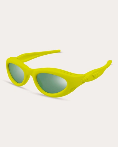 Bottega Veneta Women's Oval Sunglasses In Yellow