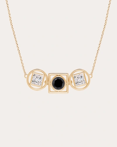 Natori Women's Infinity 14k Gold Diamond Pendant Necklace