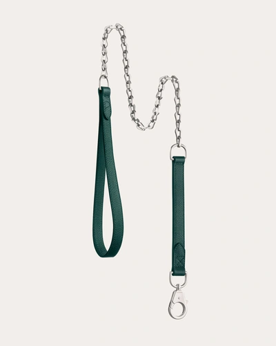 Pagerie The Ox Pet Leash Leather In Green