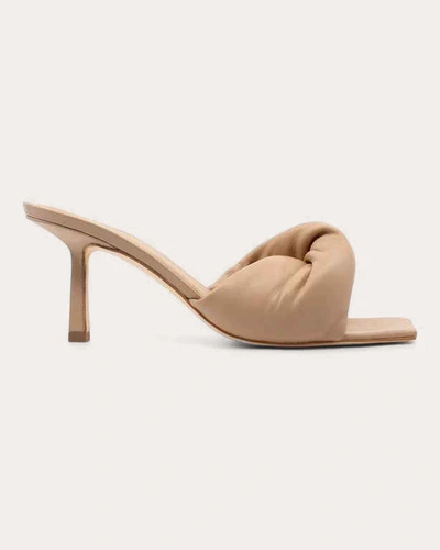 Studio Amelia Women's Leather Twist-front 75 Heel In Neutrals