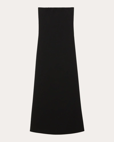 Theory Women's Classic Crepe Midi Dress In Black