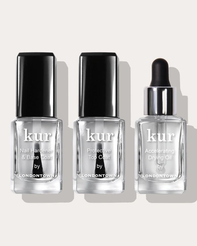 Londontown Women's Protect And Go Nail Trio In White