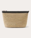 Helen Kaminski Women's Liliana Raffia Shoulder Bag In Natural/black