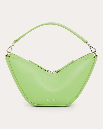 S.joon S. Joon Women's Mini Tulip Baguette Bag In Green