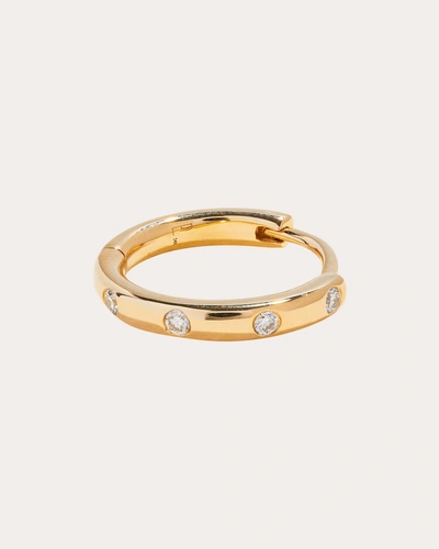 Pamela Love Women's 14k Gold Diamond Single Hoop Earring