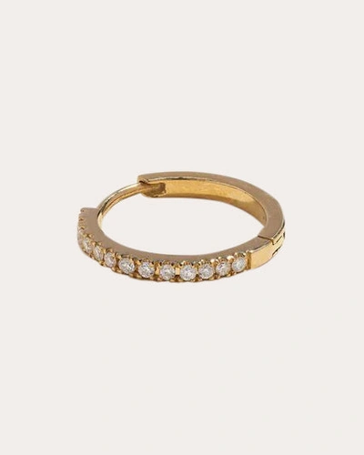 Pamela Love Women's 14k Gold Diamond Pavé Hoop Single Earring